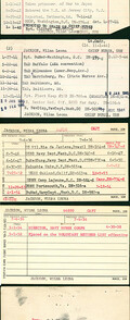 Wilma Leona Jackson's Nurse Corps Index Cards