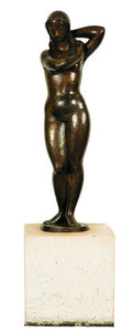 Mulher Nua Autor: Alfredo Ceschiatti Ano:1970 TÃ©cnica: escultura em bronze DimensÃ£o: 150cm x 47cm x 35cm