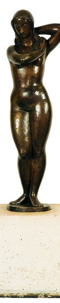 Mulher Nua Autor: Alfredo Ceschiatti Ano:1970 TÃ©cnica: escultura em bronze DimensÃ£o: 150cm x 47cm x 35cm