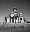 Helsinki Cathedral and Senate Square in August 1947