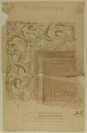 Johann Friedl's sketchbook: decoration for picture frame