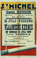 Affiche Willemsfonds Herdersem, 1935