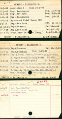 Elizabeth M. Hewitt's Nurse Corps Index Card