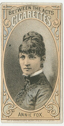 Annie Fox Between the Acts ca. 1880