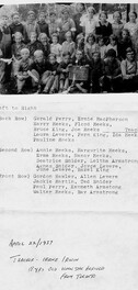 SS. No. 2 Loon Lake School Photo - 1937