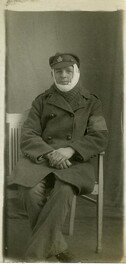 Private Clement Schroeter of the 194th Battalion (Edmonton Highlanders), wounded during the war