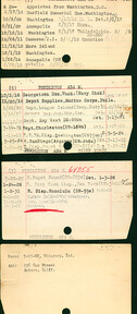 Ada M. Pendleton's Nurse Corps Index Cards