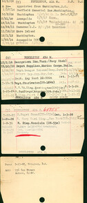Ada M. Pendleton's Nurse Corps Index Cards