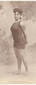 Miss Annette Kellermann, champion lady swimmer and diver, Sears postcard
