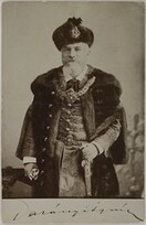 Minister of Agriculture in Hungary, DarÃ¡nyi IgnÃ¡c wearing a decorated uniform.