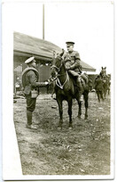 Officer mounted on horseback, ca. 1910s