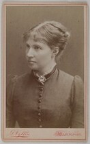 Portrait of Aina SlÃ¶Ã¶r, Mary Gallen-KallelaÂ´s mother, in Helsinki.