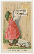The little bill poster. 1898.