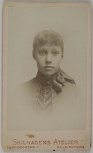 Portrait of Viola GallÃ©n, Akseli Gallen-KallelaÂ´s sister, in Helsinki.
