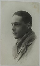 Portrait of Jorma Gallen-Kallela in uniform after the Finnish Civil War, 1918.