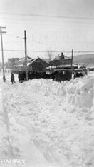 Procession in unidentified residential area