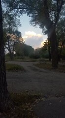Thunderheads at dusk in Gothersburg