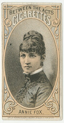 Annie Fox Between the Acts ca. 1880
