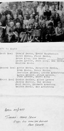 SS. No. 2 Loon Lake School Photo - 1937