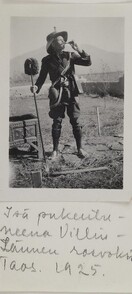 Akseli Gallen-Kallela dressed as a "wild west desperado" in Taos, New Mexico, 1925.