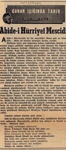 Ã‚bide-i HÃ¼rriyet Mescidi, ÅžiÅŸli, Ä°stanbul