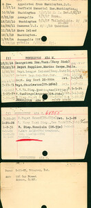 Ada M. Pendleton's Nurse Corps Index Cards