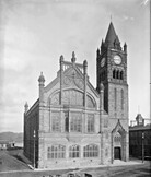 Where is this church, with its beautiful clear clock face for Beachcomber Australia?