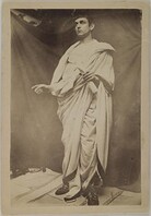 Victor Wilbour, an American painter and millionaire, in a Roman costume.