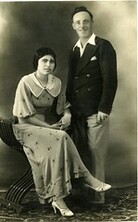Portrait of Armenian woman and husband, Jerusalem