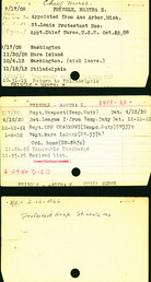 Martha Pringle's Nurse Corps Index Cards