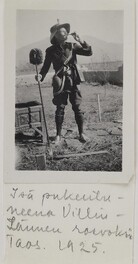 Akseli Gallen-Kallela dressed as a "wild west desperado" in Taos, New Mexico, 1925.