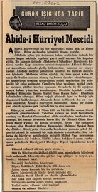 Ã‚bide-i HÃ¼rriyet Mescidi, ÅžiÅŸli, Ä°stanbul