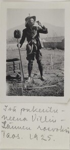 Akseli Gallen-Kallela dressed as a "wild west desperado" in Taos, New Mexico, 1925.