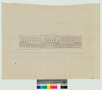 Helsingin yliopiston pÃ¤Ã¤rakennus, mittauspiirustus, 1832