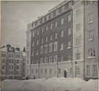 Architecture history collection: wintry Helsinki street