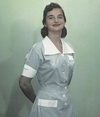 Nurse wearing uniform from Dominican Republic