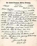 Cobalt-Frontenac Mining Co. 1924