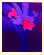 Flores Autor: Aldemir Martins TÃ©cnica: Calcografia. Ãgua-forte (22/30)  DimensÃµes: 49cm x 40cm