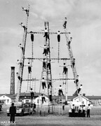 Aerial ladder demonstrations, Exhibition Grounds, Aug. 11, 1952