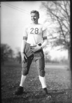 Football player in uniform 1932