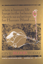 When a human life hangs in the balance there's no substitute for human blood: give blood today