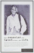 Last semester, she hated school and life