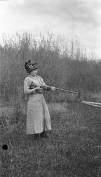 Woman with rifle