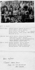 SS. No. 2 Loon Lake School Photo - 1937
