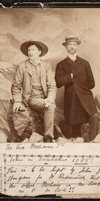 The two Williams! : Taken in Interlaken 1885! This is to be kept by John J. Horgan for W. Redmond till the other William is no longer M.P. in Cork
