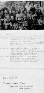 SS. No. 2 Loon Lake School Photo - 1937