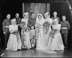 Wedding party, ca.  1939-1945 / Sidney Riley Studios