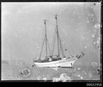 Two-masted schooner SEETEUFEL anchored in Neutral Bay near Kirribilli, Sydney