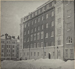 Architecture history collection: wintry Helsinki street