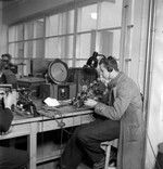 Yleisradio's repair workshop, ca 1930.